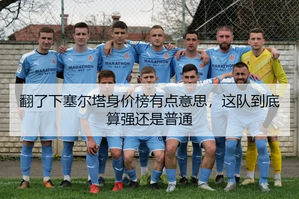 翻了下塞尔塔身价榜有点意思，这队到底算强还是普通